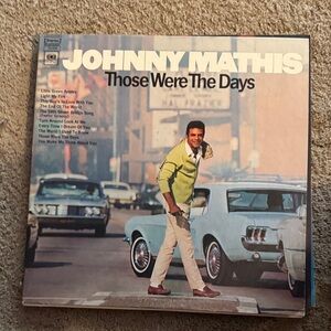 Johnny Mathis 'Those Were The Days' Vinyl Record